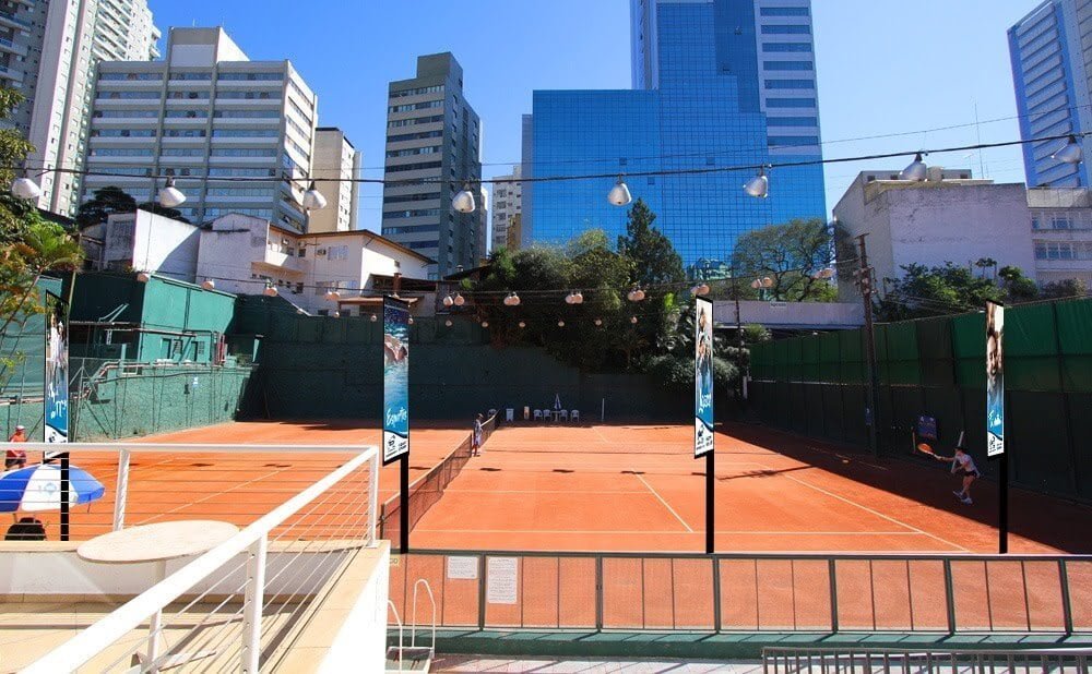 Quadras de Tênis, Squash e Paredão