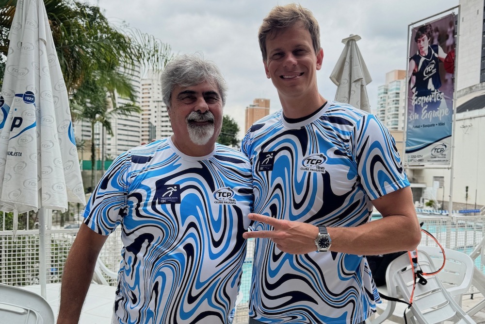 Visita do Campeão Cesar Cielo