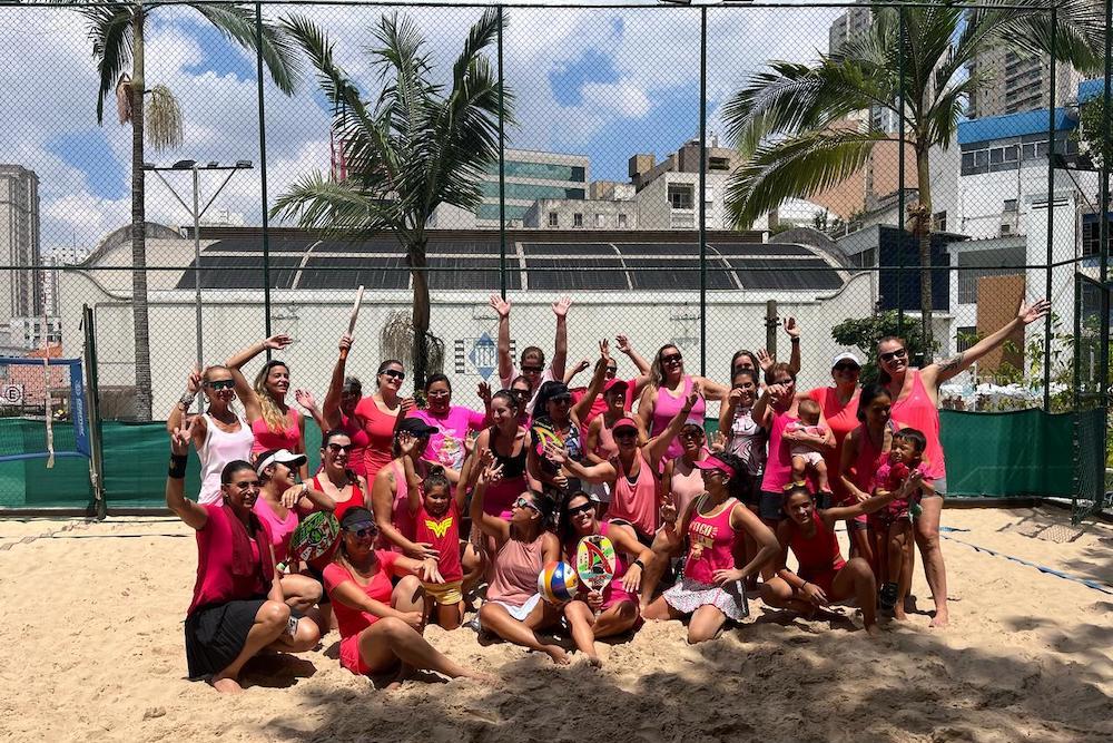 Evento Feminino na Quadra de Areia
