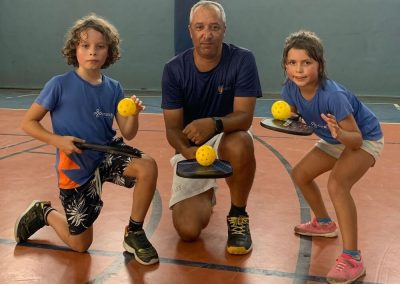 Alunos de Pickleball Kids