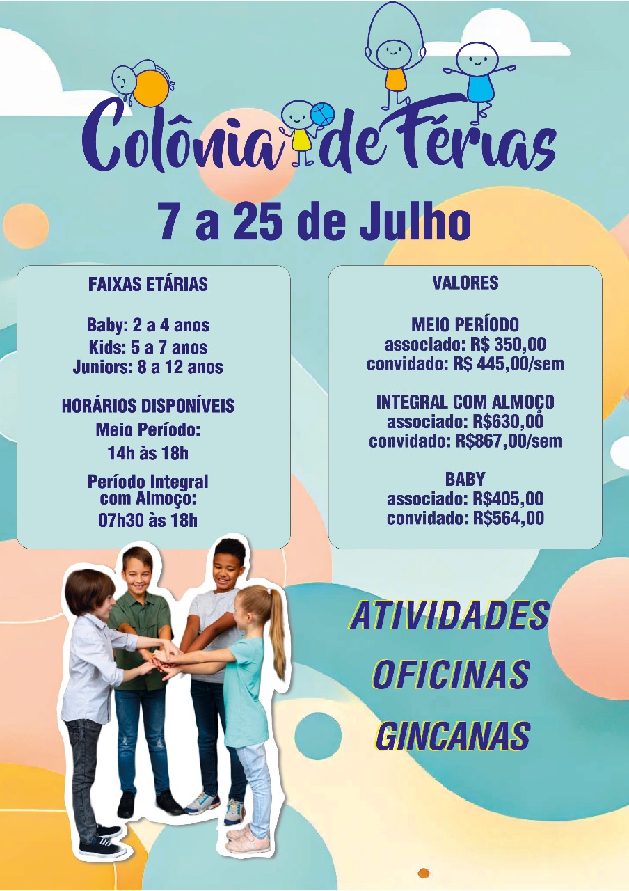 Colônia de Férias - Edição Julho 2025